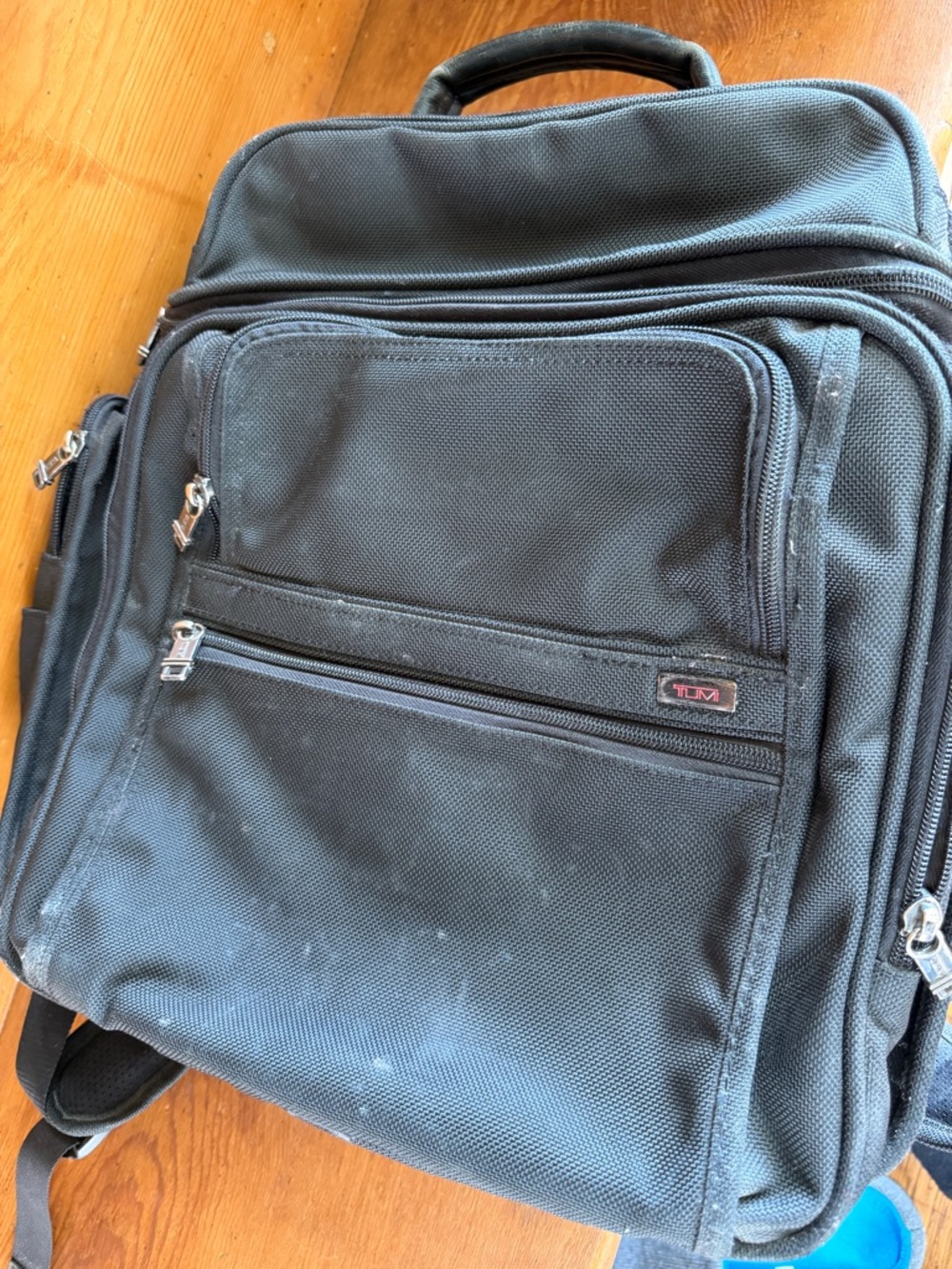 Tumi Black Rugged Nylon Men’s Backpack